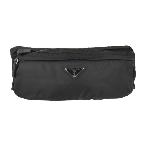 2205053007030 1 Prada Tessuto Nylon Waist Bag Black