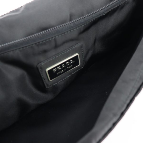 2205053007030 7 Prada Tessuto Nylon Waist Bag Black