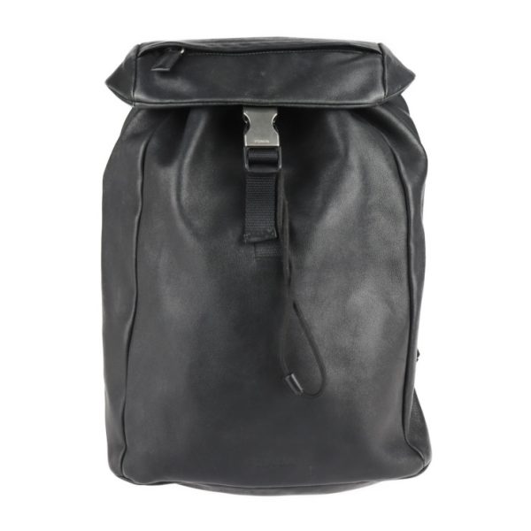 2206013007021 1 Prada Leather Rucksack Black