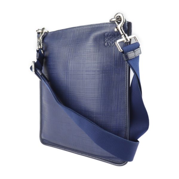 2206023008055 2 Loewe Anagram Leather Crossbody Bag Blue