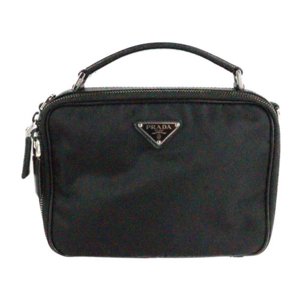 2206063007038 1 Prada Nylon Handbag Black