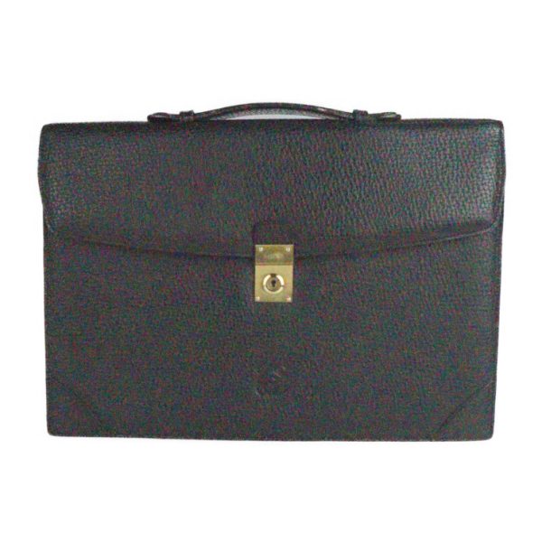 2207061001028 1 Loewe Leather Briefcase Black