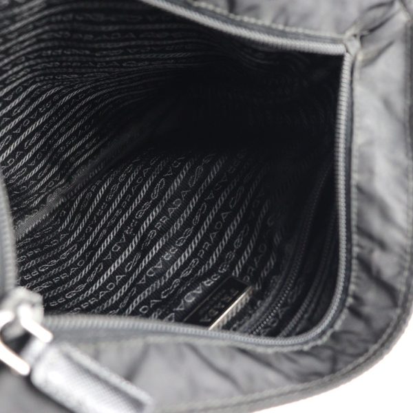 2207083008031 8 Prada Nylon Shoulder Bag Black