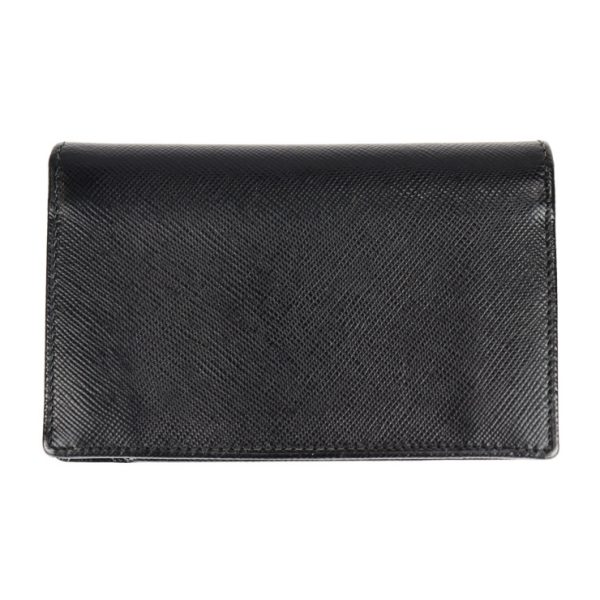 2207083008040 3 Prada Saffiano Leather Coin Case Black