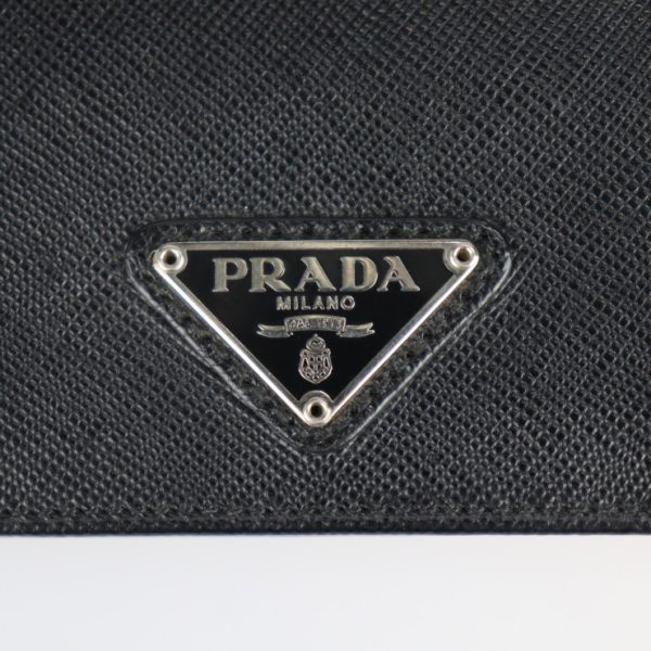 2207083008040 8 Prada Saffiano Leather Coin Case Black