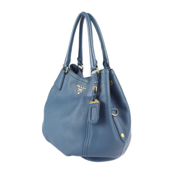 2207113007056 2 Prada VITDAINO Leather Handbag Blue