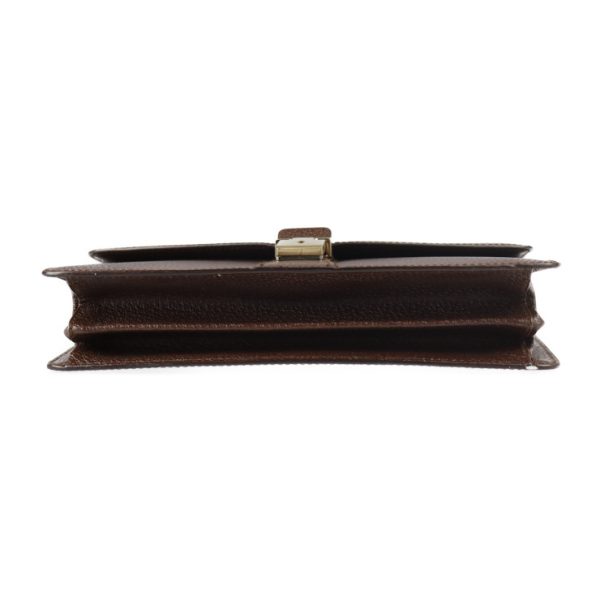 2207113007057 4 Salvatore Ferragamo Leather Clutch Bag Brown