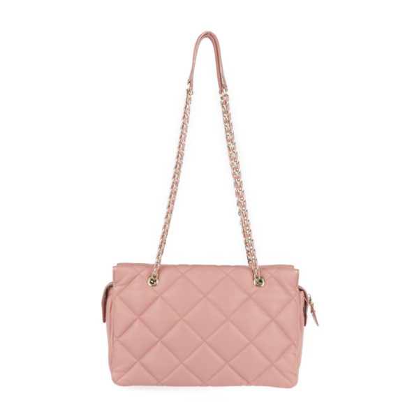 2208053008042 3 Salvatore Ferragamo Vara Quilted Leather Shoulder Bag Pink