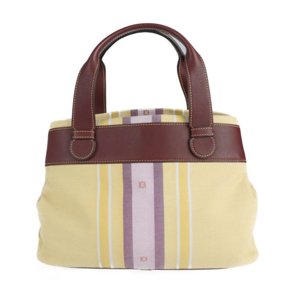 2208073001048 3 Loewe Canvas Leather Tote Bag Yellow Orange