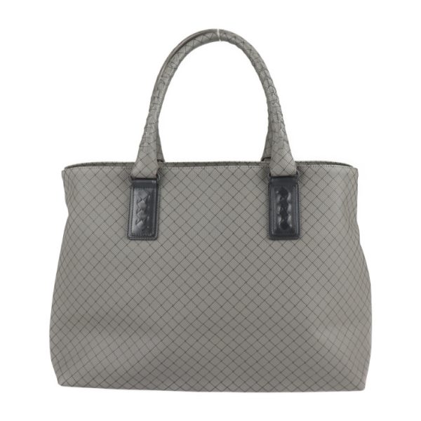 2210023007135 1 Bottega Veneta Marco Polo PVC Tote Bag Gray