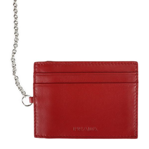 2210043008056 5 Prada NAPPA GAUFRE Leather Long Wallet Red