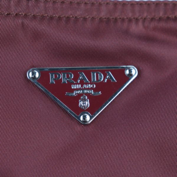 2210103007058 7 Prada Robot Nylon Tote Bag Bordeaux