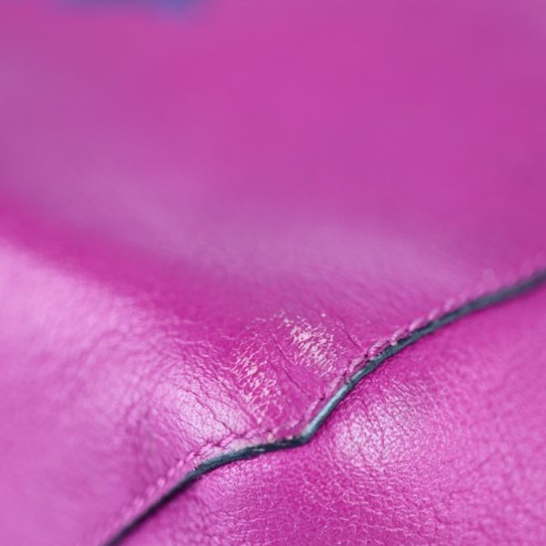 2211043007059 5 Loewe Barocco Anagram Leather Tote Bag Magenta Pink Purple