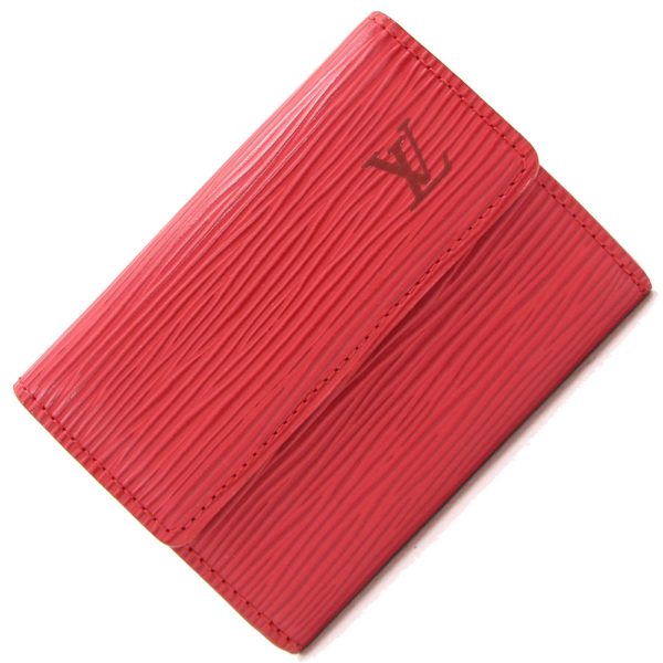 2211050611 Louis Vuitton Epi Ludlow Coin Case Leather Red