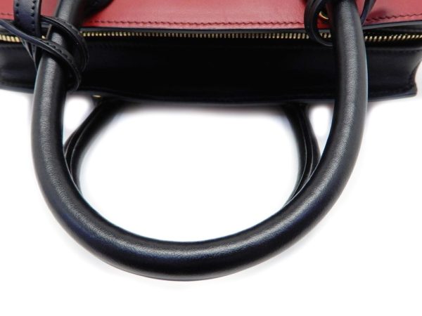 22117203300 07 Prada Saffiano Espianade Saffiano Leather Bag Nero Red