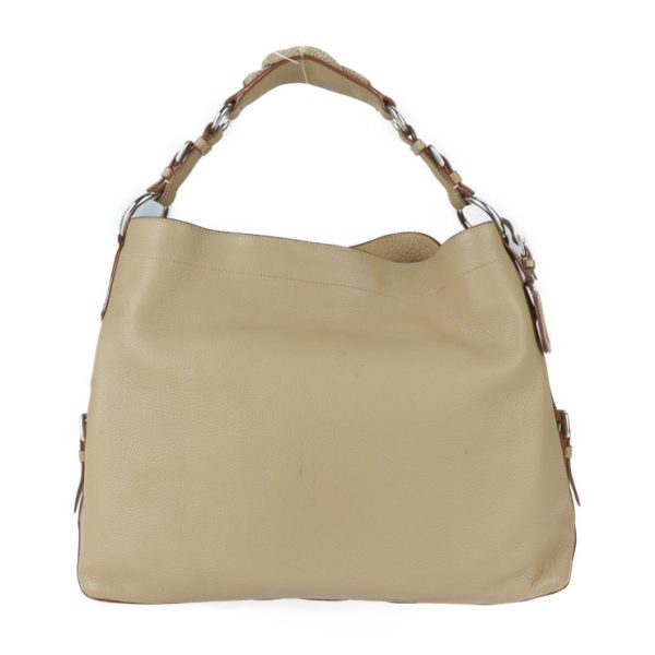 2212093007049 3 Prada Leather Shoulder Bag Beige