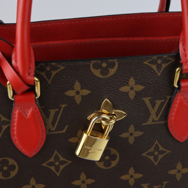 2215123007119 7 Louis Vuitton Flower Tote Handbag Brown Coquelicot