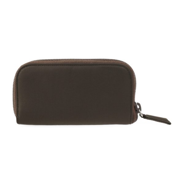 2217113007122 3 Prada Nylon Key Case Brown