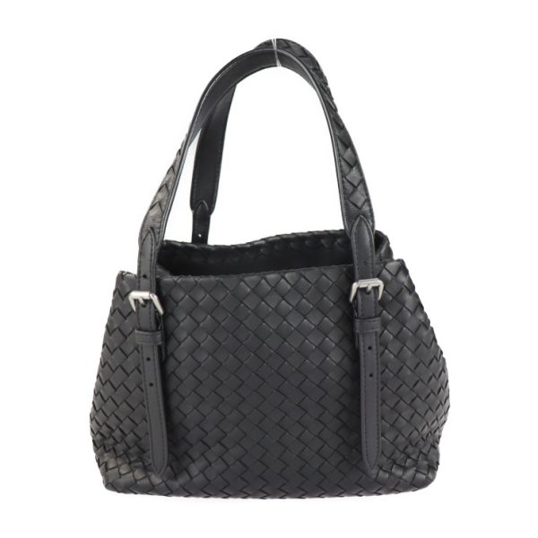 2218043007098 3 Bottega Veneta Mini Chester Intrecciato Leather Handbag Black