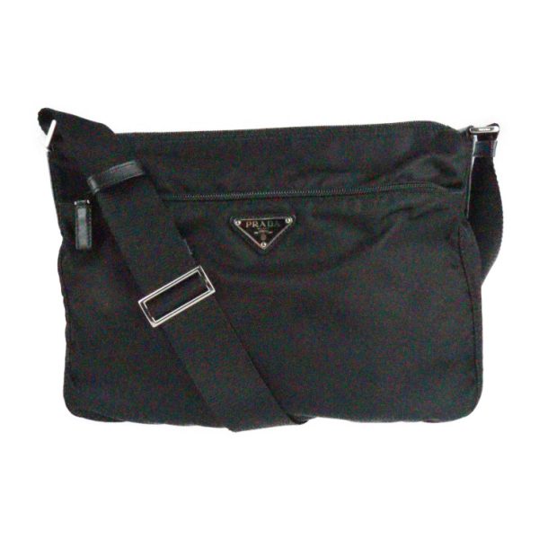 2219063008095 1 Prada Nylon Shoulder Bag Black