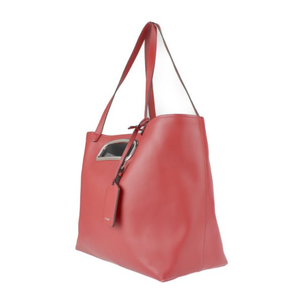 2219093007129 2 Prada Calf Leather Tote Bag Red