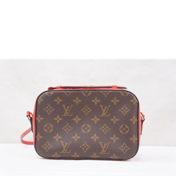 22194 2 Louis Vuitton Saintonge Monogram Coquelicot