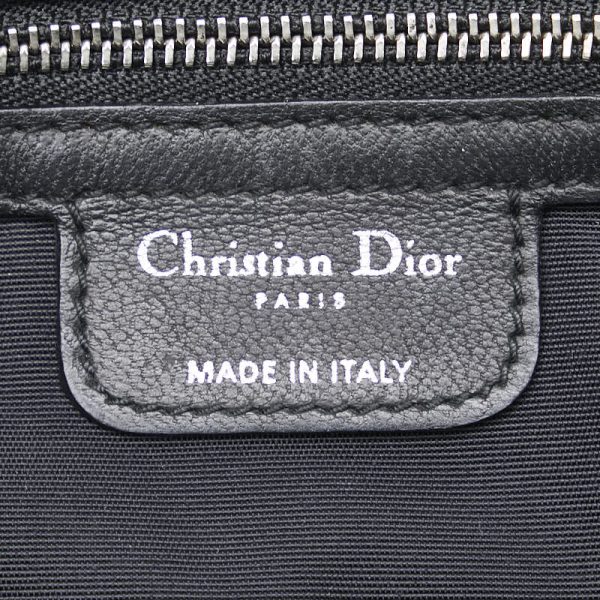 222 51143 9 Dior Cannage Chain Leather Shoulder Bag Black