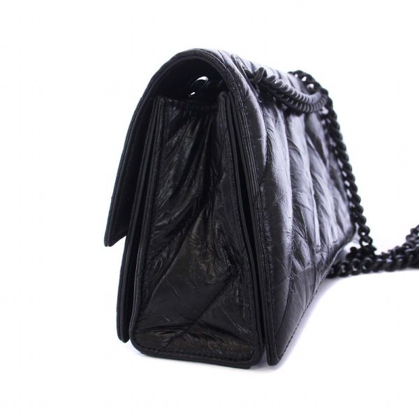 222 902405140017 5 Balenciaga Chain Bag Leather Black