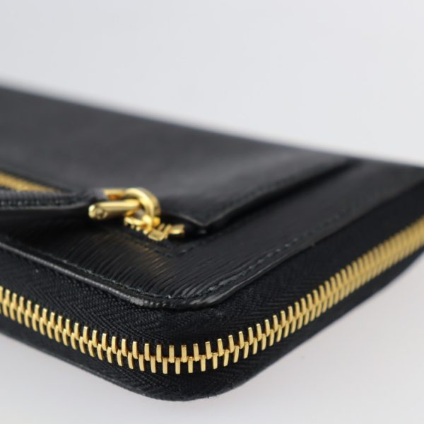 2221113008142 8 Prada Long Leather Wallet Black