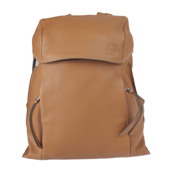 2221123010181 1 Loewe T Backpack Rucksack Calf Leather Brown