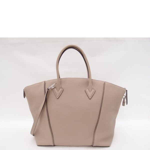 22221 2 Louis Vuitton Lockit MM Parnasea Hahdbag Beige