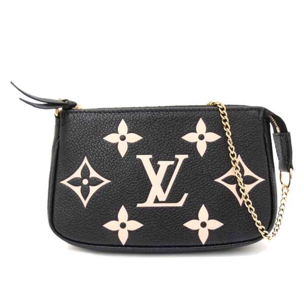 22238 1 Louis Vuitton Monogram Empreinte Mini Pochette Accessoire Bicolor Noir