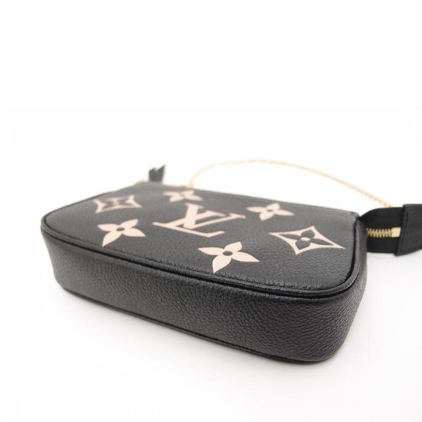 22238 3 Louis Vuitton Monogram Empreinte Mini Pochette Accessoire Bicolor Noir