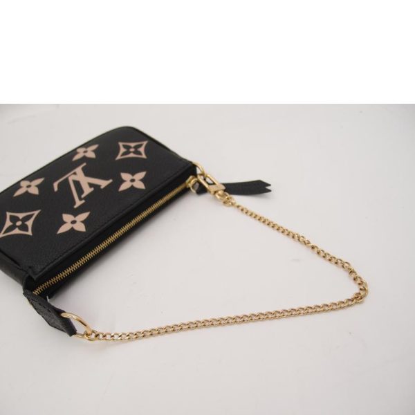 22238 4 Louis Vuitton Monogram Empreinte Mini Pochette Accessoire Bicolor Noir