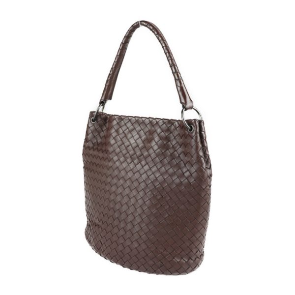 2224023007232 2 Bottega Veneta Intrecciato Leather Handbag Brown