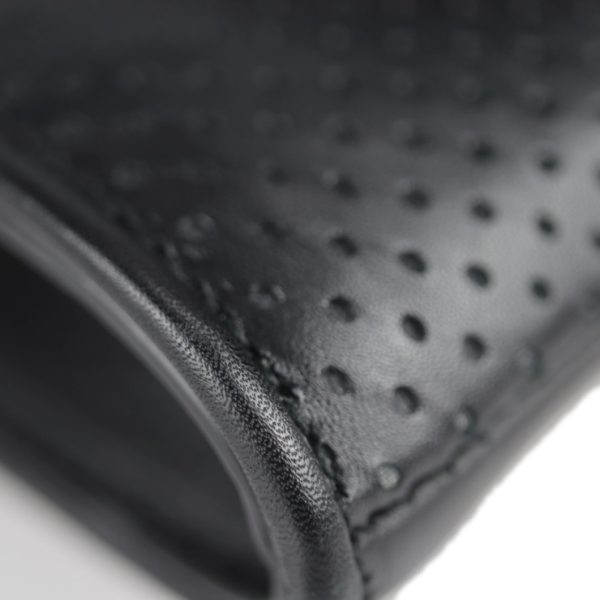 2225023001245 5 Bottega Veneta Perforated Leather Clutch Bag Black