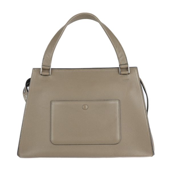 2227013007218 3 Celine Edge Small Leather Handbag Etoupe