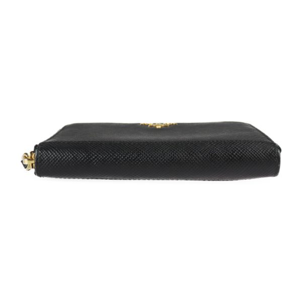 2227091001055 4 Prada Saffiano Leather Long Wallet Black