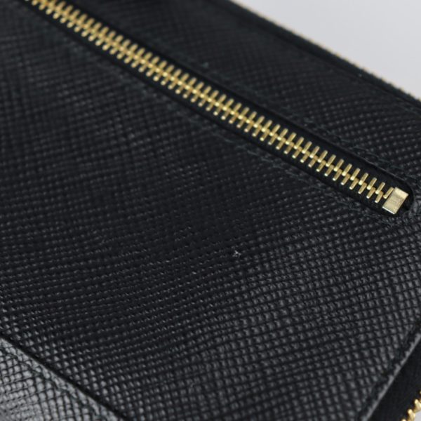 2227091001055 7 Prada Saffiano Leather Long Wallet Black