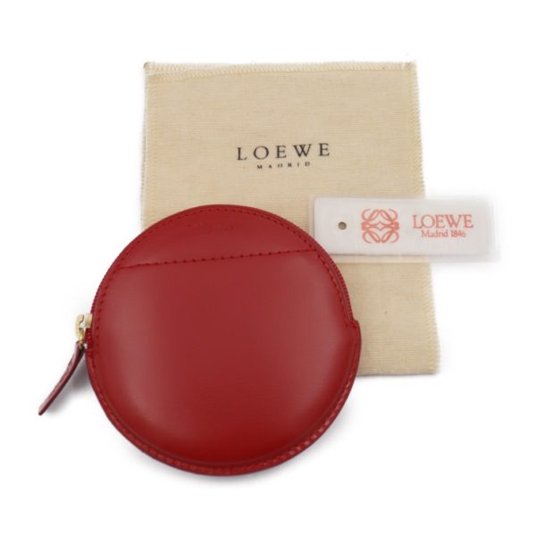 2228123002246 9 Loewe Coin Case Leather Red