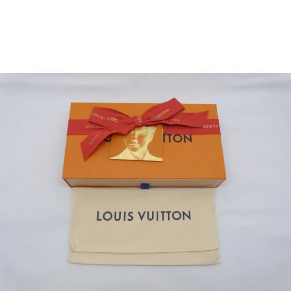 22340 6 Louis Vuitton Zippy Wallet Damier Azur Rose