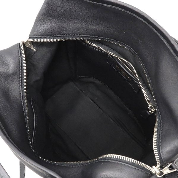 22350830 5 Balenciaga Bazaar Shopper Leather Shoulder Bag Black