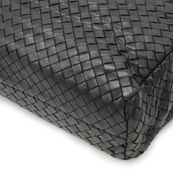 22401194 3 Bottega Veneta Intrecciato Briefcase Document Bag Leather Black