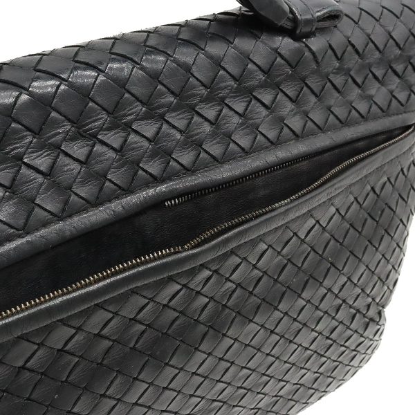 22401194 7 Bottega Veneta Intrecciato Briefcase Document Bag Leather Black