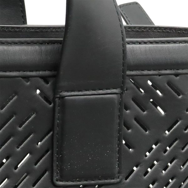 22410068 8 Bottega Veneta Vertical Leather Shoulder Bag Black