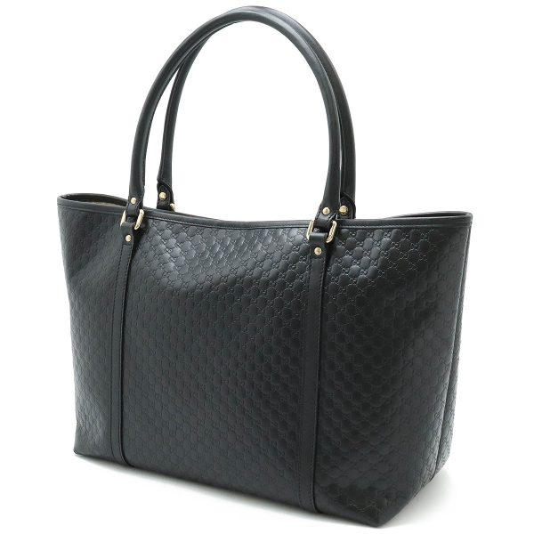 22431032 2 Gucci Guccisima Tote Shoulder Bag Leather Black