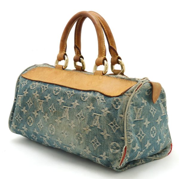 22440065 2 LOUIS VUITTON Neo Speedy Boston Bag Blue