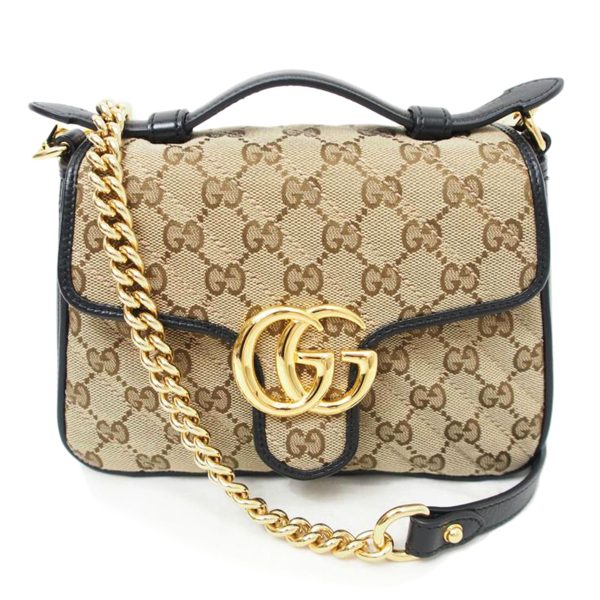 22694 1 Gucci GG Marmont Mini Top Handle Bag