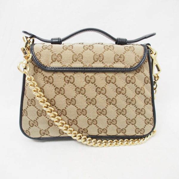 22694 2 Gucci GG Marmont Mini Top Handle Bag