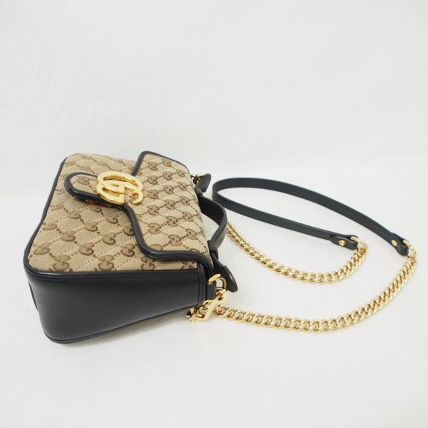 22694 3 Gucci GG Marmont Mini Top Handle Bag